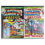 Captain America #153-154 1972 Marvel Comic Books