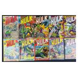 10pc Incredible Hulk #133-151 Marvel Comic Books