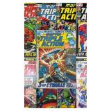 15pc Marvel Triple Action #1-33 1972 Comic Books