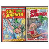 Sub-Mariner #47-48 1972 Marvel Comic Books