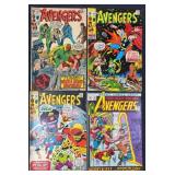 4pc Avengers #81-99 Marvel Comic Books