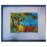 Bill Farmer "Goofy" Signed Golf Lithograph