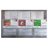 3pc Baseball Players Signed Bull