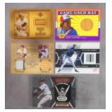 2001-2013 HOF Game/Relic Insert Baseball Cards