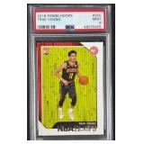 PSA 9 2018 Hoops #250 Trae Young Rookie Card