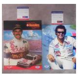 Davey Allison/Richard Petty Signed Photos w/COA