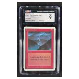 CGC 9 1993 MTG Unlimited Lightning Bolt