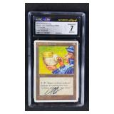 CGC X JSA 7 Auto 9 Dan Frazier Horn Of Deafening