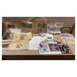 Vtg Sports Cards & Ephemera w/Signed
