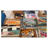 Assorted Vintage Slot Car Sets w/ Eldon