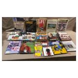 17pc Vtg Mixed Genre Books w/Baseball