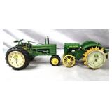 Danbury Mint John Deere Tractor Barometer & Clock