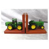 Danbury Mint Diecast John Deere Tractor Bookends