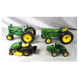4pc Ertl Diecast John Deere Tractor Lot