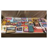 31pc Vtg Automobile Racing Books & Ephemera