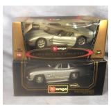 Bburago 1/18th Scale Diecast Cars