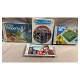 4pc Vtg Milton Bradley Games w/King Oil