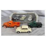6pc Assorted Scale Diecsst Vehicles Lot