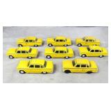 8pc Ertl Diecast 1959 Checker Cabs Lot