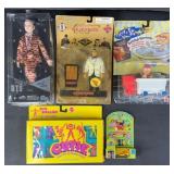5pc NIP Action Figures+ w/ Ren & Stimpy