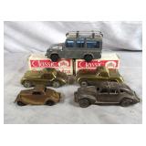 5pc Metal & Tin Vehicles Lot
