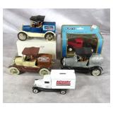 5pc Ertl Diecast Vehicle Banks & Truck Lot