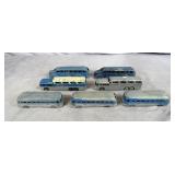 7pc Metal Masters/Tottsietoy Diecast Metal Bus Lot