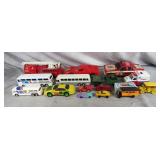 15pc Vintage/Modern Plastic Vehicles Lot