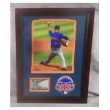 Matt Harvey Framed Display w/Signed Card