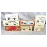 7pc Ertl Diecast Vehicle Banks Lot
