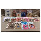 30pc Vtg 45rpm Vinyl Record & Sheet Music Pairings
