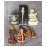Santa Claus & Dept. 56 Snowbaby Figures