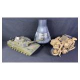 G.I. Joe+  Tank, Space Shuttle & Motorcycle
