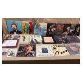 23pc Signed Music LPs & Related Items