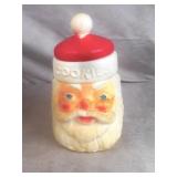 Vintage Santa Claus Blow Mold Cookie Jar