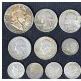 $2.00 Face Value 1942-57 90% Silver U.S. Coins