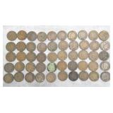 50pc 1900-1906 U.S. Indian Head Cent Lot