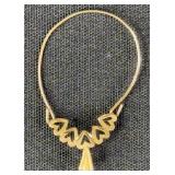 14K Gold Heart Pendant Enhancer / Clip-On Charm