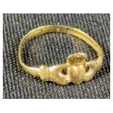 10K Yellow Gold Petite Ring
