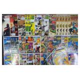 35pc Key & #1 Marvel & DC Comic Books w/ Bronze