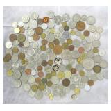 147pc Assorted 1948-2002 Foreign Coins Lot