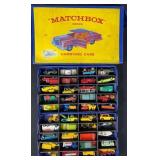 24pc Vintage Lesney Matchbox Die-Cast w/ Case