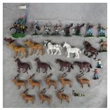 29pc 1970's Britains Plastic Figures Lot
