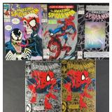 5pc Key Spider-Man Marvel Comic Books