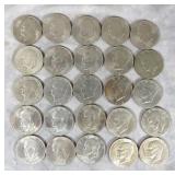 $25 Face Value 1971-1978 Ike Dollars