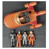 1977-78 Star Wars Action Figures & Land Speeder