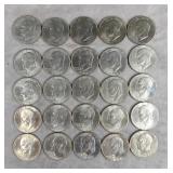 $25 Face Value 1971-1978 Ike Dollars