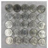 $25 Face Value 1971-1978 Ike Dollars
