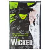 Wicked Broadway Cast Autographed Poster