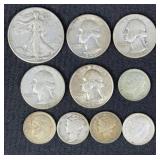 $2.00 Face Value 1937-57 90% Silver U.S. Coins